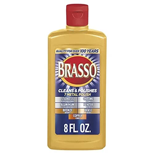 Brasso Multi-Purpose Metal Polish 235ml (8 fl oz) | Cleans & Shines Brass, Copper, Steel thumbnail 1
