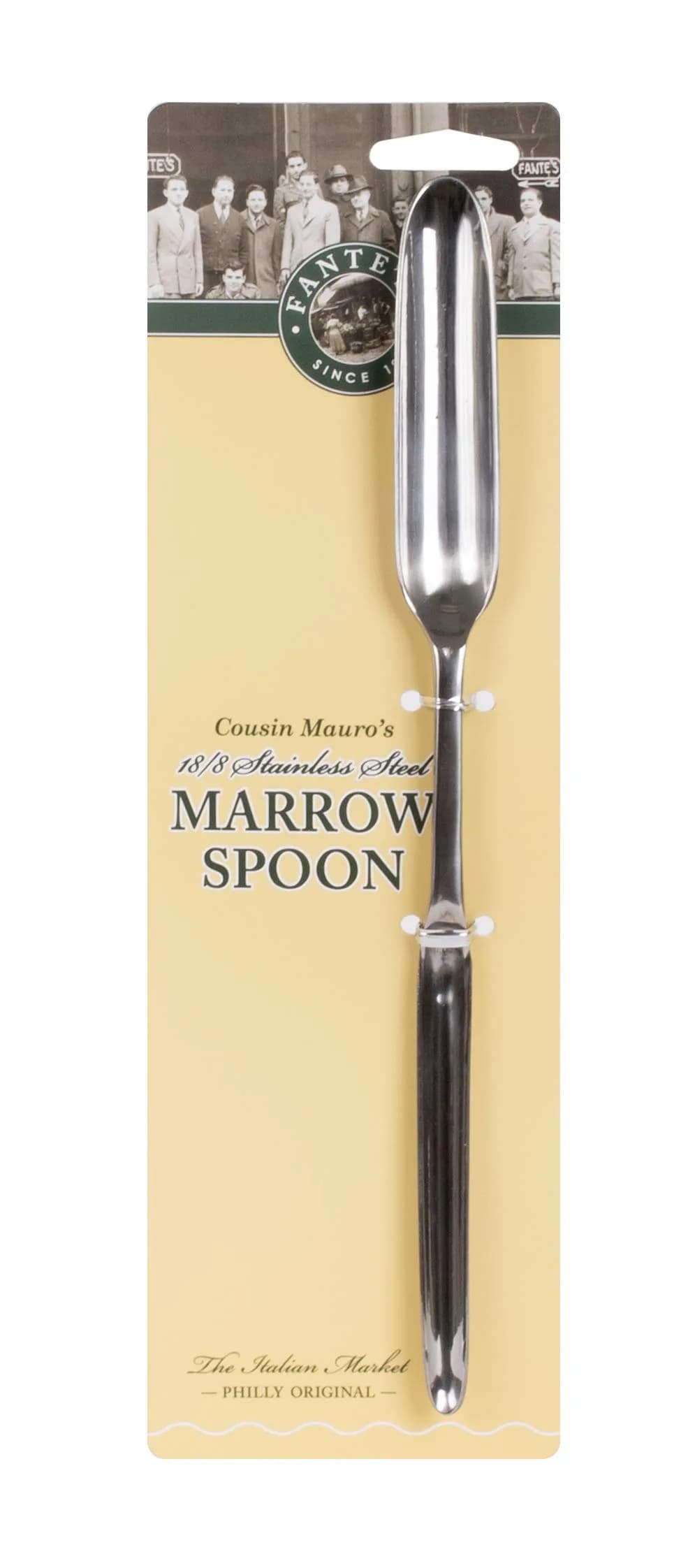 Fante's Marrow Spoon 24.7 cm (9.75 inches) | Japanese 18/8 Stainless Steel for Narrow & Big Bones — Twin