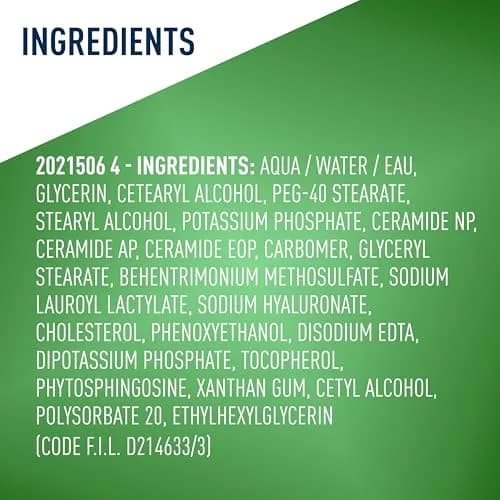 CeraVe Hydrating Cleanser with Hyaluronic Acid & Ceramides, Face Wash for Dry Skin, 237ml (8 Fl Oz) thumbnail 5