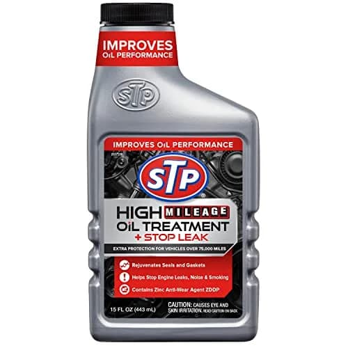 STP High Mileage Oil Treatment + Stop Leak 443ml (15 Fl Oz) | Protects Engines Over 75,000 Miles thumbnail 9