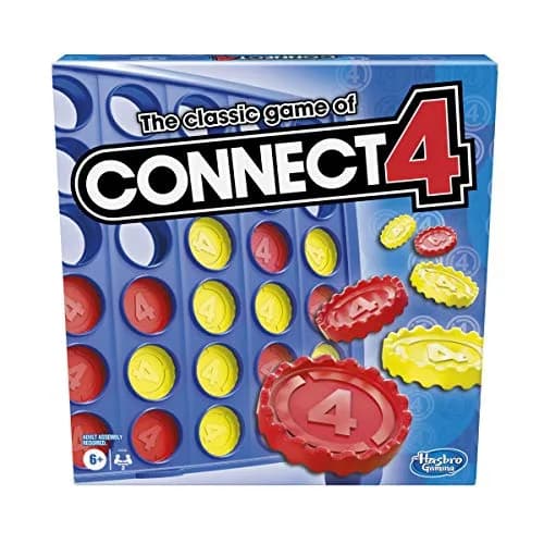 Connect 4 Classic Grid Board Game | Hasbro Gaming Strategy Game for Kids and Families thumbnail 1
