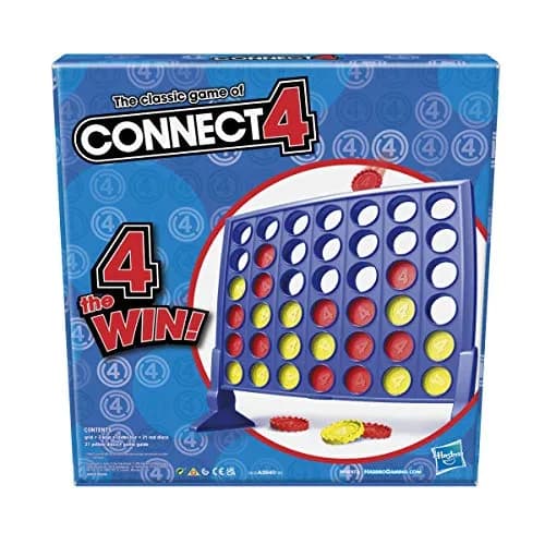 Connect 4 Classic Grid Board Game | Hasbro Gaming Strategy Game for Kids and Families thumbnail 3