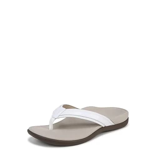 Vionic Tide1009M Flip-Flop Sandal for Women, White, US 9 (25.4 cm) | Arch Support & All-Day Comfort thumbnail 1