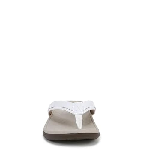 Vionic Tide1009M Flip-Flop Sandal for Women, White, US 9 (25.4 cm) | Arch Support & All-Day Comfort thumbnail 5