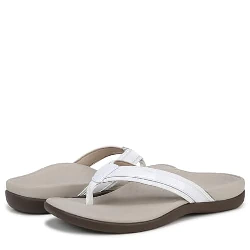 Vionic Tide1009M Flip-Flop Sandal for Women, White, US 9 (25.4 cm) | Arch Support & All-Day Comfort thumbnail 7