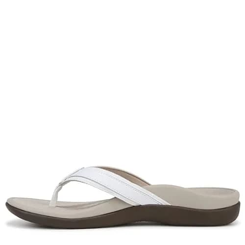 Vionic Tide1009M Flip-Flop Sandal for Women, White, US 9 (25.4 cm) | Arch Support & All-Day Comfort thumbnail 2