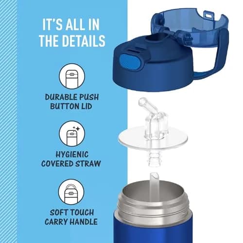 THERMOS FUNTAINER Water Bottle with Straw, 12oz (355ml) | Keeps Drinks Cold for 12 Hours thumbnail 4