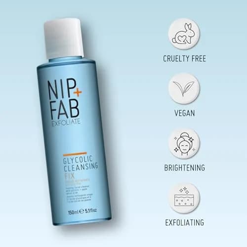 Nip+Fab Glycolic Cleansing Fix 5.1 fl oz | Deep Glycolic Acid Face Wash for Radiant Skin thumbnail 2