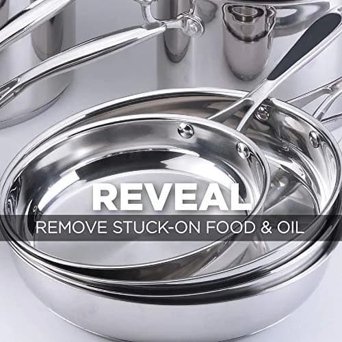 Weiman Stainless Steel Sink Cleaner & Polish 237ml (8 Fl Oz) | Streak-Free Shine for Cookware & Sinks thumbnail 4