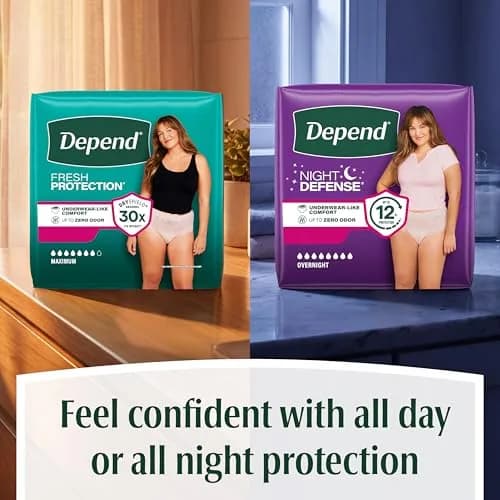 Depend Adult Diapers for Women XL | 15 Count, 30x Absorb, Odorblock, Cotton-Like Comfort thumbnail 8