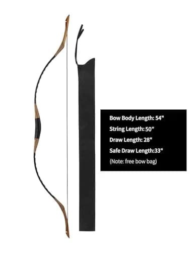 longbowmaker Hungarian Style Handmade Recurve Horsebow 50LB | Right Hand/Left Hand Archery thumbnail 2