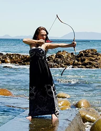 longbowmaker Hungarian Style Handmade Longbow Flagella Recurve Horsebow Archery 40LB thumbnail 4