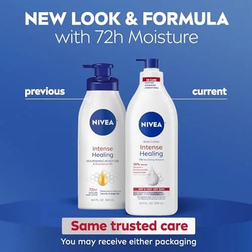 NIVEA Intense Healing Body Lotion 16.9 Fl Oz | 72-Hour Moisture for Dry Skin thumbnail 2