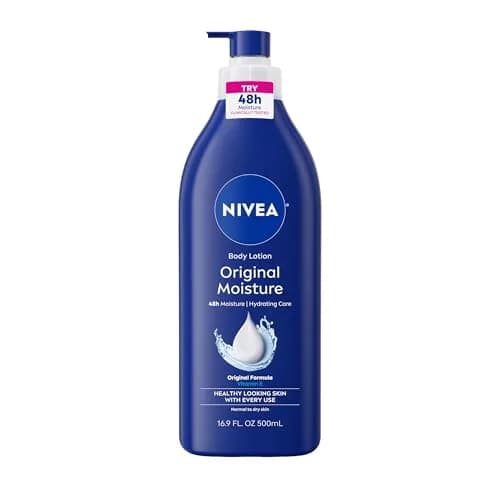 NIVEA Original Moisture Body Lotion with Vitamin E, 500ml (16.9 Fl Oz) | 48-Hour Deep Moisture for Normal to Dry Skin thumbnail 1