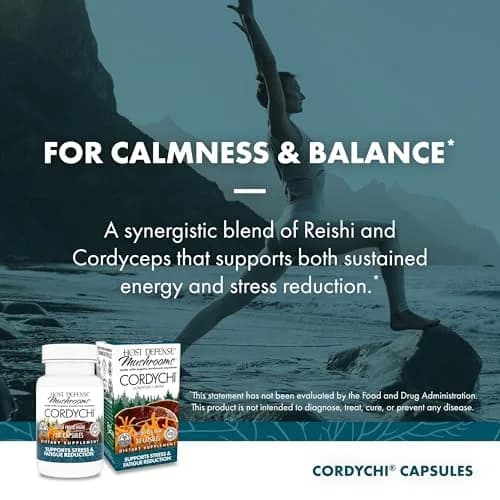 Host Defense CordyChi Capsules, 30 Capsules thumbnail 5