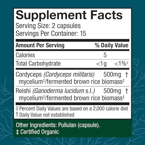 Host Defense CordyChi Capsules, 30 Capsules thumbnail 2