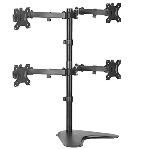 VIVO Quad Monitor Free-Standing Mount 13"-30" Screens | Holds 4 Displays up to 17.6 lbs Each thumbnail 1