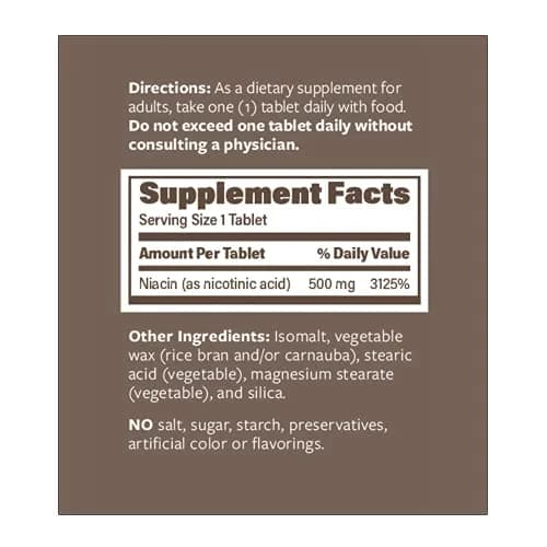 Endurance Products Plain Niacin 500mg thumbnail 9