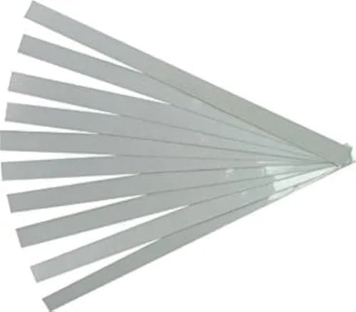 MN Measurement Instruments Reflective Tape for Optical & Laser Tachometers | 12 Strips, 20cm x 1cm, White Reflective thumbnail 1