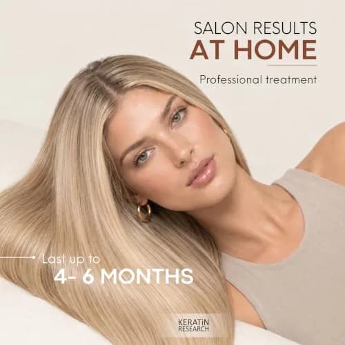 KERATIN RESEARCH Premium Advanced Brazilian Keratin Hair Complex Treatment 10 Fl Oz | Long-Lasting Straight & Smooth Hair thumbnail 7