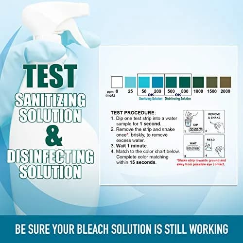Industrial Test Systems WaterWorks 480124 Free Chlorine Test Strip 0-2000ppm | Ultra High Range, 61 Sec Test thumbnail 2