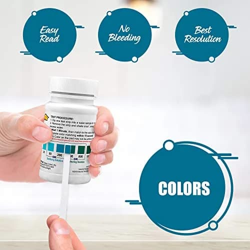 Industrial Test Systems WaterWorks 480124 Free Chlorine Test Strip 0-2000ppm | Ultra High Range, 61 Sec Test thumbnail 3