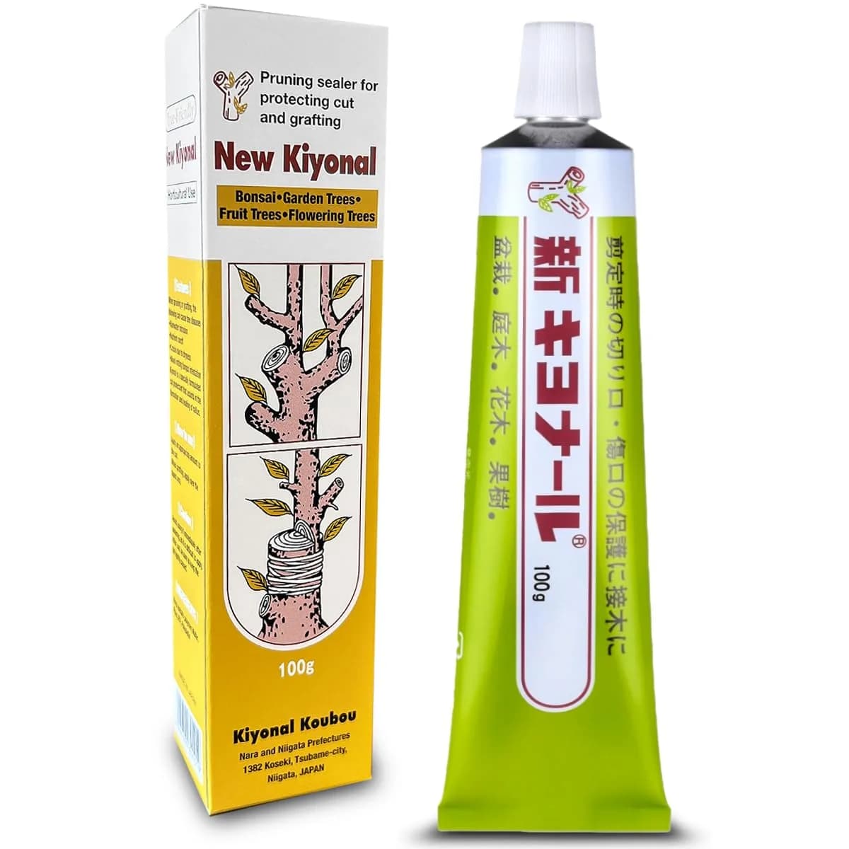 Kiyonal Bonsai Pruning Cutting Sealer Paste 100g (3.53 oz) | Japanese Wound Sealant for Healthy Tree Growth