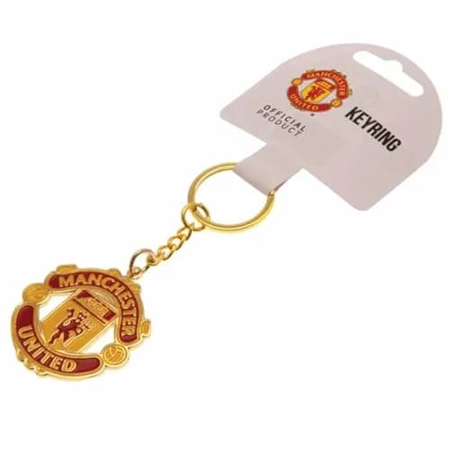 Manchester United Crest Metal Keyring | Officially Licensed Manchester United F.C. Fan Merchandise thumbnail 2