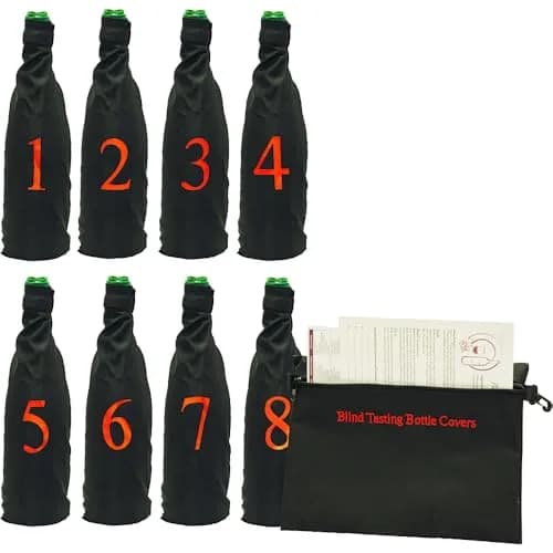 Franmara Blind Wine Tasting Kit with Pouch, 8 Numbers | Perfect for Wine Enthusiasts in India thumbnail 2
