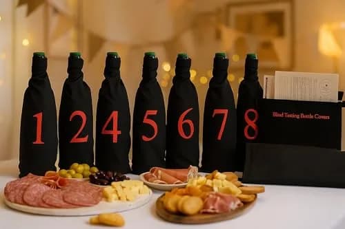 Franmara Blind Wine Tasting Kit with Pouch, 8 Numbers | Perfect for Wine Enthusiasts in India thumbnail 3