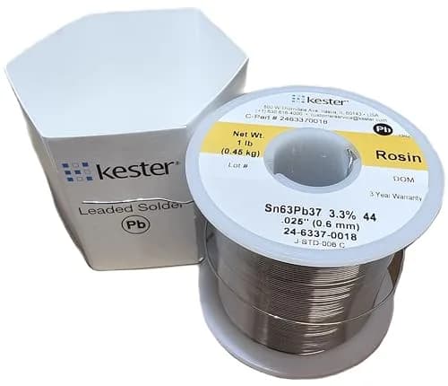 Kester Solder 24-6337-0018 63/37 Sn/Pb 1lb | Activated Rosin Core for Reliable Soldering thumbnail 2