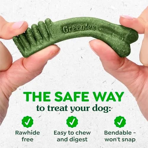 Greenies Teenie Original Natural Dental Dog Treats, Chicken, 22 Count | Vet-Recommended for Small Dogs (5-15 lbs) thumbnail 7
