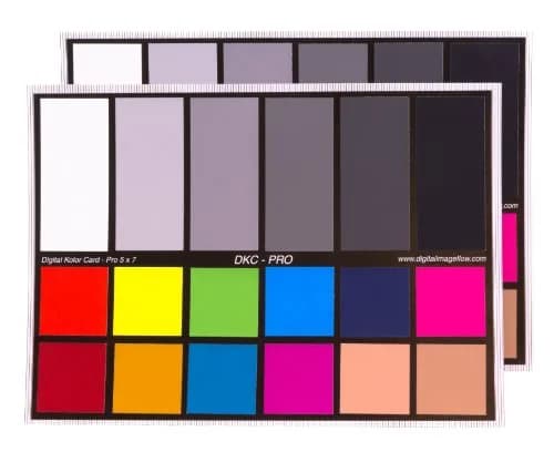 DGK Color Tools DKC-Pro 5" x 7" Set of 2 White Balance and Color Calibration Charts with 12% and 18% Gray | Pro Quality for Photography thumbnail 6