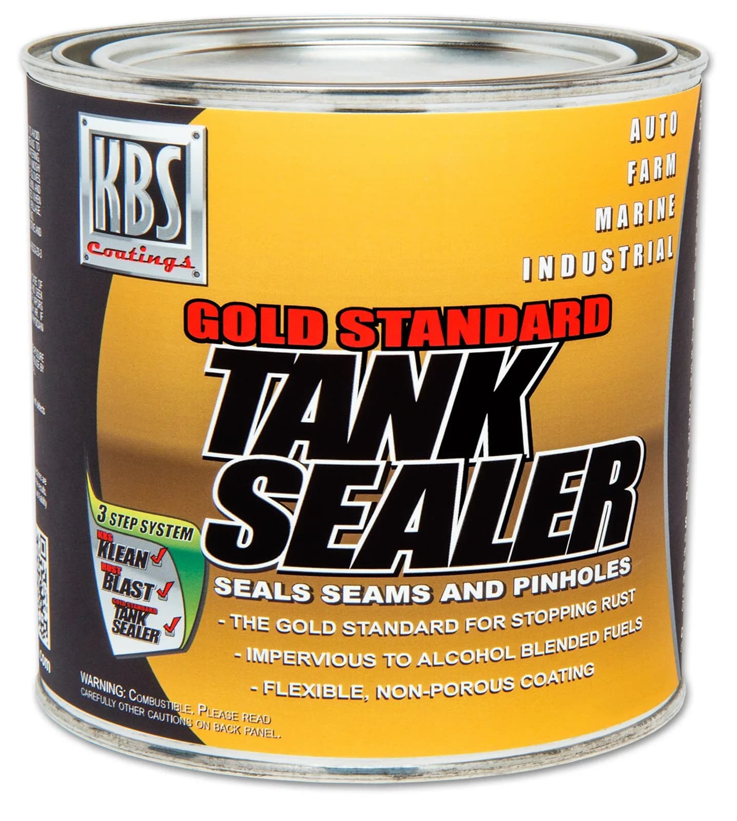KBS Coatings Gold Standard Tank Sealer 237ml (8 fl. oz.) | Rust Protection for Fuel Tanks - main product image