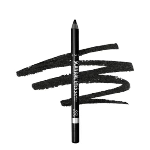 Rimmel Waterproof Gel Pencil Eyeliner 0.04oz | Long-Wearing, Smudge-Proof, Safe for Sensitive Eyes thumbnail 1