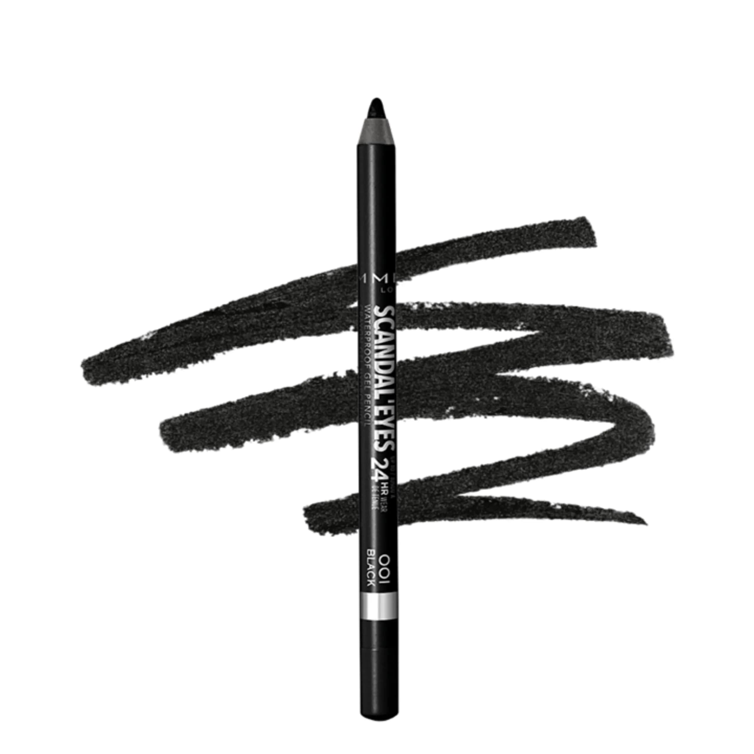 Rimmel Waterproof Gel Pencil Eyeliner 0.04oz | Long-Wearing, Smudge-Proof, Safe for Sensitive Eyes - main product image