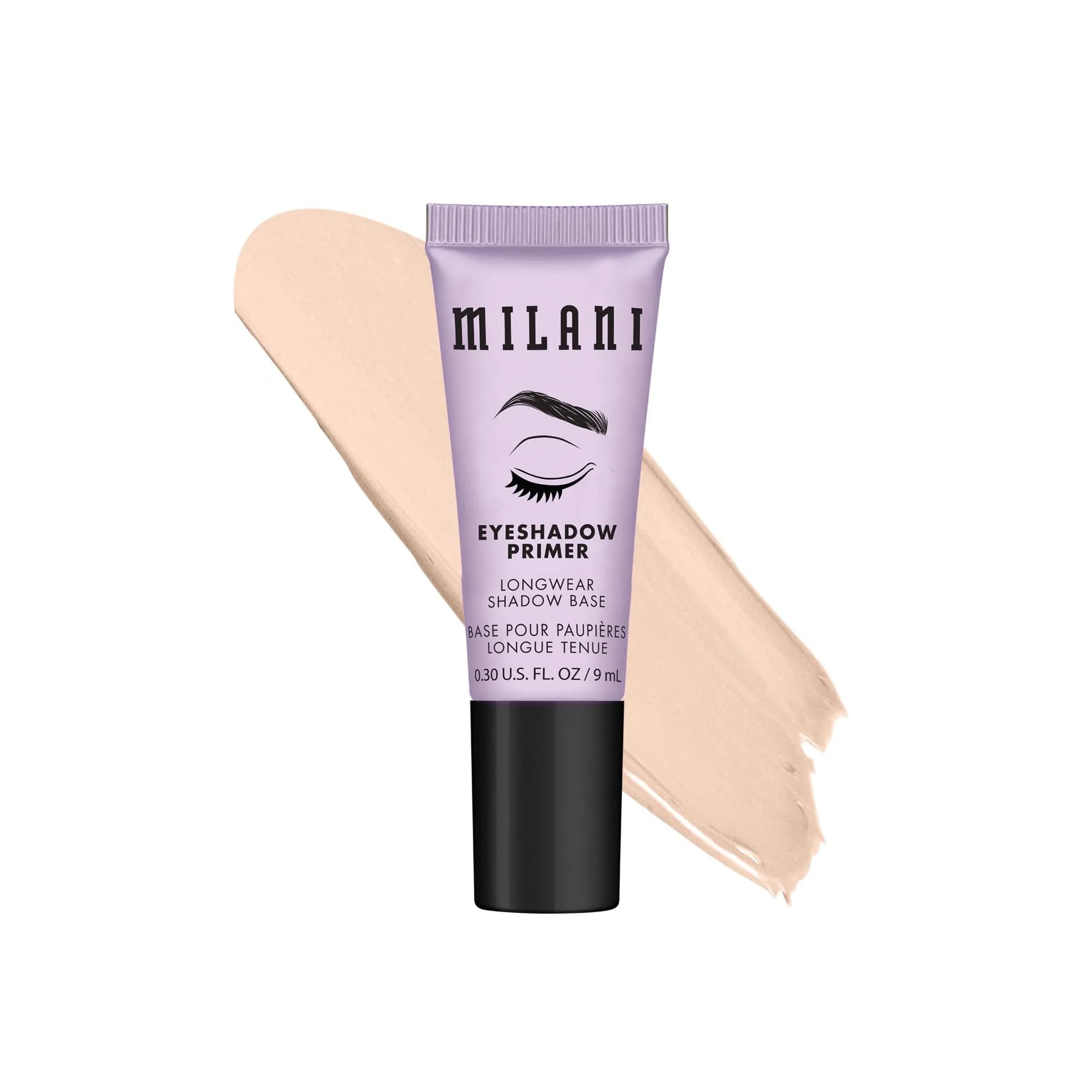 Milani Eyeshadow Primer Clear Longwear Crease-Proof Eye Makeup Base 8ml (0.3 Fl Oz) | Maximizes Pigment & Color Payoff