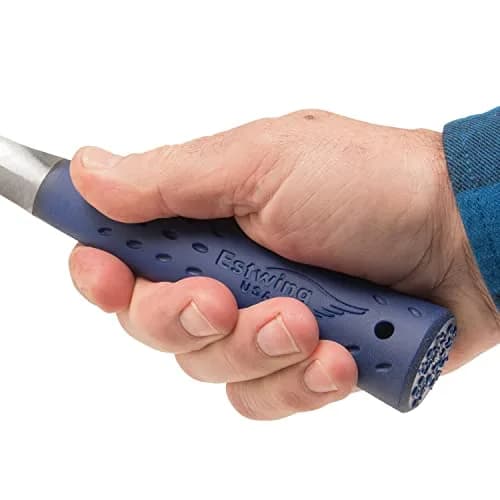 Estwing Rock Pick - 13 oz Geological Hammer with Smooth Face & Shock Reduction Grip - E3-13P, Silver | Fully Forged Alloy Steel, 70% Vibration Reduction thumbnail 3