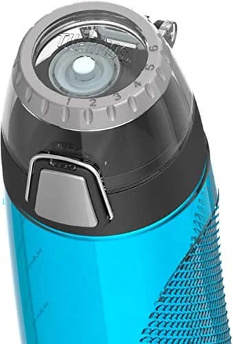 Thermos Intak 24-Ounce Tritan Hydration Bottle with Meter (Teal), One Size, BPA Free, Reusable thumbnail 3