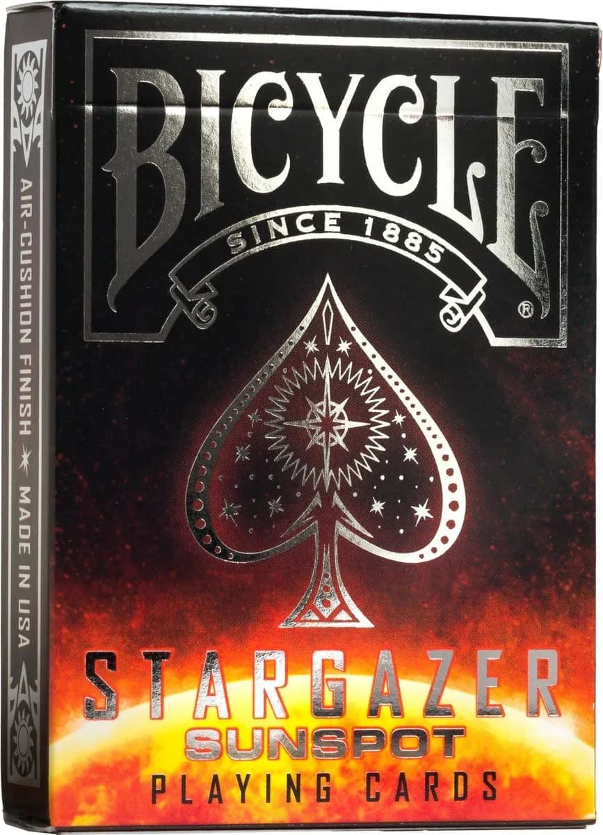 Bicycle Sunspot Stargazer Playing Cards 88g (3.1 oz) | Classic Air-Cushion Finish — Sunspot