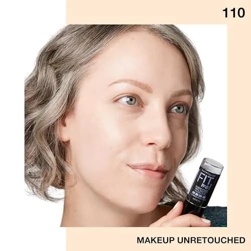 Maybelline Fit Me Shine-Free + Balance Foundation Stick 0.32oz | Matte, Natural Finish for All Skin Types thumbnail 6
