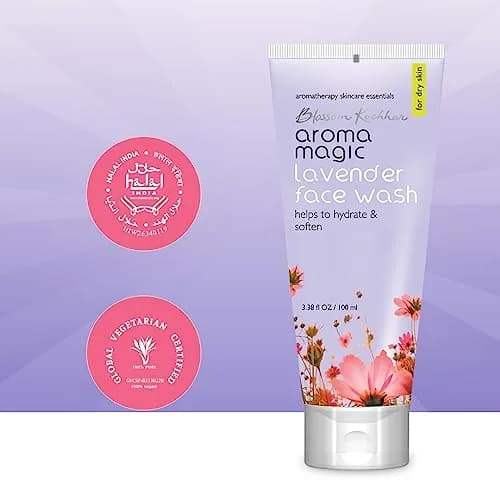 Aroma Magic Lavender Face Wash | Hydrates & Softens Skin | Helps Prevent Aging | Soothing & Refreshing Facial Cleanser | for Dry Skin | 3.38 Fl Oz/100ml thumbnail 3