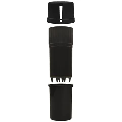 Medtainer Black Storage Container with Built-In Grinder | 4.5cm (1.6") x 9cm (3.6") thumbnail 3