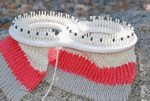 Authentic Knitting Board Afghan Knitting Loom for Blankets, S-Shaped 198-Peg Loom | Knit Blankets Up to 60" Wide thumbnail 9