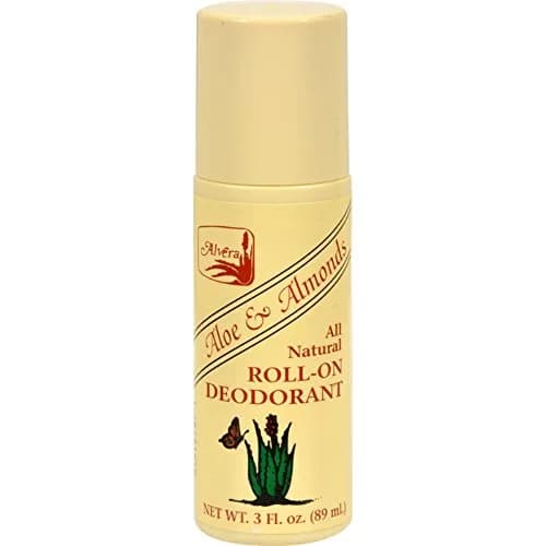 Alvera All Natural Roll-On Deodorant Aloe & Almonds 89 ml | Long-Lasting Natural Protection thumbnail 3