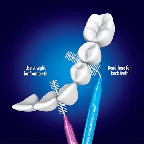 Piksters Interdental Brush Size 0 Grey 100 Pack | ISO 1 for Very Tight Gaps thumbnail 3
