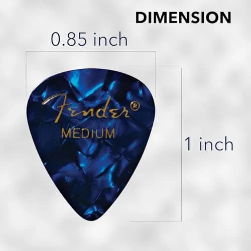 Fender Premium Guitar Picks Sampler 24 Pack | Includes Thin, Medium & Heavy Gauges for Versatile Play thumbnail 7