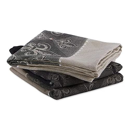 DII Cotton French Jacquard Dish Towels Set of 3 | Elegant Kitchen Decor & Absorbent thumbnail 8