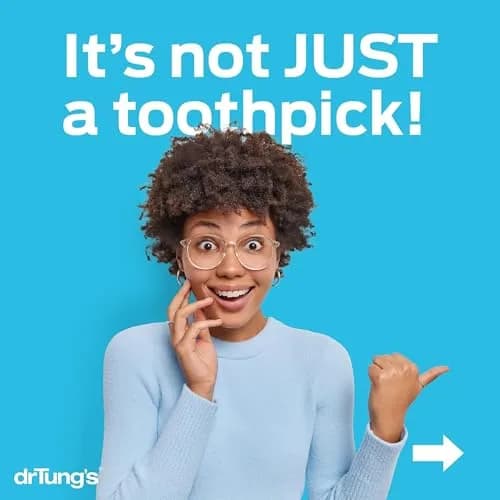 drTung's Perio Sticks Dental Floss Picks - Thin, 600 Count (6x100) | Gentle Gum Cleaning & Plaque Removal thumbnail 7