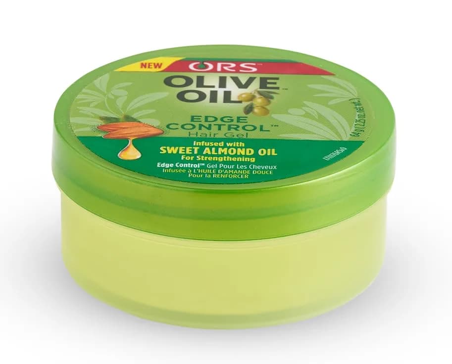 ORS Olive Oil Edge Control Hair Gel with Sweet Almond Oil 65ml (2.25 oz) | Extra Hold for All Hair Textures thumbnail 3